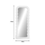 Καθρέπτης Maraya pakoworld λευκό PP 46x3.2x110εκ - Image 3