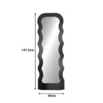 Καθρέπτης Spejo pakoworld μαύρο PP 50x2.8x147.5εκ - Image 2