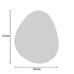 Καθρέπτης Hahoe pakoworld 60x1x72.5εκ - Image 2