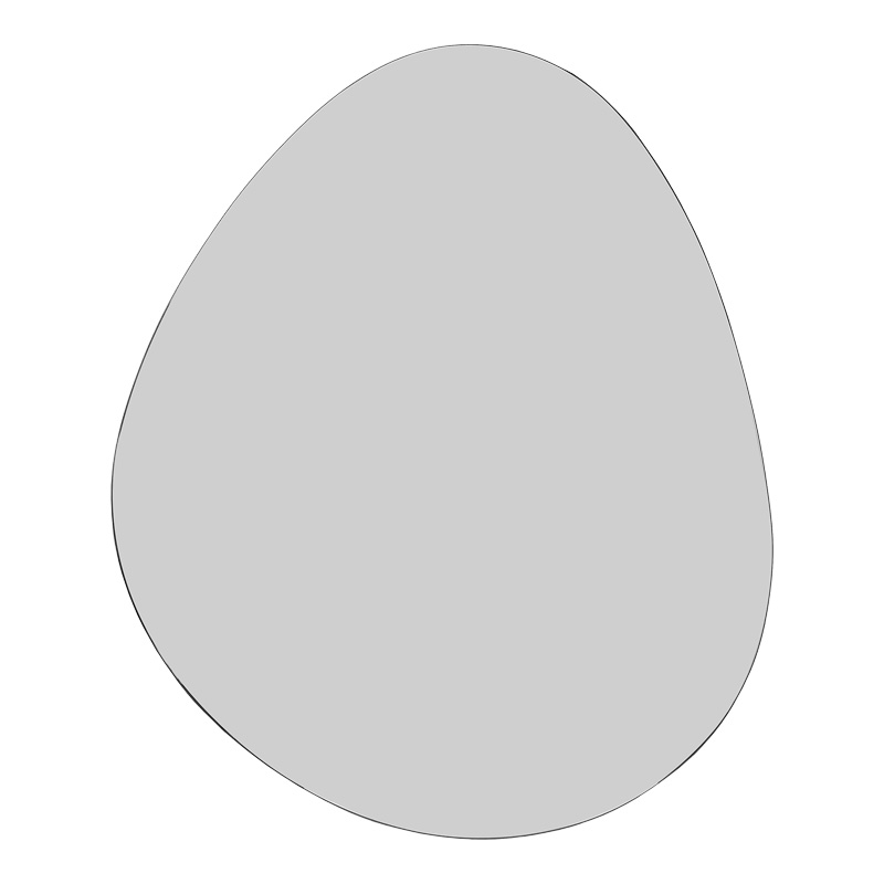 298-000045 Καθρέπτης Hahoe pakoworld 60x1x72.5εκ - Image 1