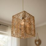 Φωτιστικό οροφής Dorotan Inart E27 φυσικό 30x27x110εκ - Image 2