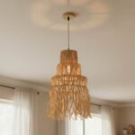 Φωτιστικό οροφής Nairan Inart E27 φυσικό Φ30x125εκ - Image 2
