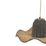 Φωτιστικό οροφής Darla Inart E27 φυσικό Φ57x110εκ - Image 3