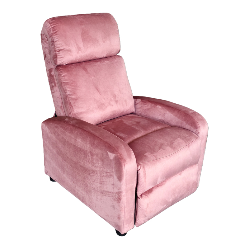 331-000011 Πολυθρόνα relax Norva pakoworld βελούδο σε σάπιο μήλο απόχρωση 68.5x86x100εκ - Image 1