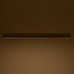 Φωτιστικό οροφής Rafmole pakoworld Led λευκό μέταλλο-ξύλο 120x7.5εκ - Image 2