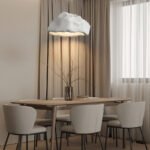 Φωτιστικό οροφής led Gkery pakoworld E27 ps λευκό Φ52x30εκ - Image 2