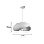 Φωτιστικό οροφής led Ferecon pakoworld E27 ps λευκό Φ45x25εκ - Image 3