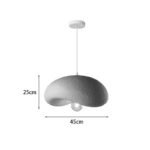 Φωτιστικό οροφής led Ferecon pakoworld E27 ps μπεζ Φ45x25εκ - Image 3