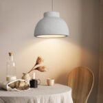 Φωτιστικό οροφής led Jenila pakoworld E27 ps λευκό Φ59x40εκ - Image 2