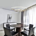 Φωτιστικό οροφής Rexon pakoworld led μέταλλο χρυσό Φ49x12εκ - Image 2