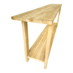 Κονσόλα Decoza pakoworld teak ξύλο σε φυσική απόχρωση 200x40x80εκ - Image 3