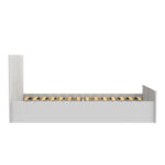 Κρεβάτι διπλό Toscana pakoworld σε λευκή απόχρωση 160x200εκ - Image 3