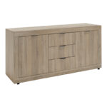 Μπουφές Doha pakoworld σε sonoma απόχρωση 180x45x80.5εκ - Image 2