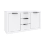 Μπουφές Doha pakoworld σε λευκή απόχρωση 150x45x80.5εκ - Image 2
