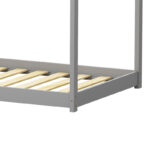 Παιδικό κρεβάτι Nino τ. Montessori pakoworld ξύλο πεύκου σε γκρι απόχρωση 90x190εκ - Image 7