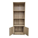 Βιβλιοθήκη Tekaro pakoworld σε sonoma απόχρωση 60x29x166εκ - Image 3