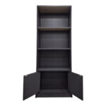 Βιβλιοθήκη Tekaro pakoworld σε ανθρακί απόχρωση 60x29x166εκ - Image 3