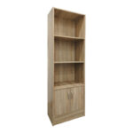 Βιβλιοθήκη Tekaro pakoworld σε sonoma απόχρωση 57x33x180εκ - Image 2