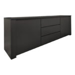 Μπουφές Kalya pakoworld σε ανθρακί απόχρωση 220x49x89.5εκ - Image 2