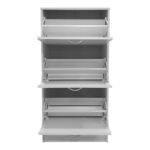 Παπουτσοθήκη Savaz pakoworld σε λευκή απόχρωση 60x24x114εκ - Image 4