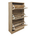 Παπουτσοθήκη Savaz pakoworld σε sonoma απόχρωση 60x24x114εκ - Image 3