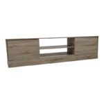 Έπιπλο τηλεόρασης Sasa pakoworld σε sonoma απόχρωση 150x35x41.5εκ - Image 2
