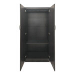Ντουλάπα δίφυλλη Athos pakoworld σε wenge απόχρωση 80x42x180εκ - Image 3