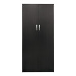 Ντουλάπα δίφυλλη Athos pakoworld σε wenge απόχρωση 80x42x180εκ - Image 4