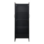 Ντουλάπα δίφυλλη Athos pakoworld σε wenge απόχρωση 60x42x180εκ - Image 3