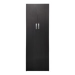 Ντουλάπα δίφυλλη Athos pakoworld σε wenge απόχρωση 60x42x180εκ - Image 4