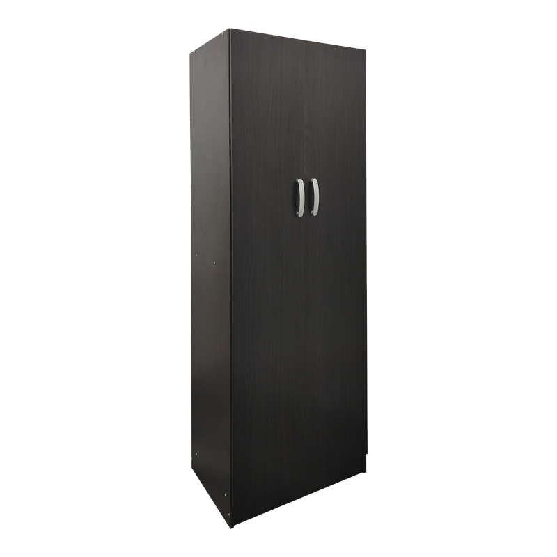 383-000054 Ντουλάπα δίφυλλη Athos pakoworld σε wenge απόχρωση 60x42x180εκ - Image 1