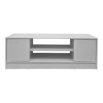 Έπιπλο τηλεόρασης Sasa pakoworld λευκό 120x35x41.5εκ - Image 4