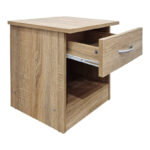 Κομοδίνο Bedy pakoworld sonoma 40x34x42εκ - Image 2