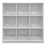 Βιβλιοθήκη Gridea pakoworld λευκό 119.5x30x121εκ - Image 3