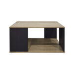 Τραπέζι σαλονιού Zelegan pakoworld sonoma-ανθρακί 90x90x44.5εκ - Image 3