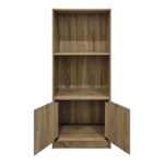 Βιβλιοθήκη Tekaro pakoworld sonoma 60x30x120εκ - Image 3