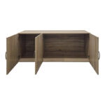 Πατάρι ντουλάπας τρίφυλλο Alvia pakoworld sonoma 150x51x60εκ - Image 2