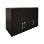 Ντουλάπα εξάφυλλη με πατάρι Athos pakoworld wenge 180x42x240εκ - Image 4