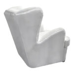 Πολυθρόνα Regalo pakoworld βελούδο σε λευκή απόχρωση 75x88x85εκ - Image 2