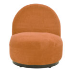 Πολυθρόνα Zenny pakoworld υφασμα terracotta 64x85x68εκ - Image 4