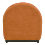 Πολυθρόνα Zenny pakoworld υφασμα terracotta 64x85x68εκ - Image 5
