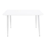 Τραπέζι Vista pakoworld αλουμίνιο σε λευκη απόχρωση 150x80x72εκ - Image 2