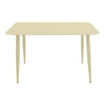 Τραπέζι Vista pakoworld σαμπανί αλουμίνιο 150x80x72εκ - Image 2