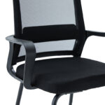 Καρέκλα επισκέπτη Palma pakoworld mesh μαύρο 46x52x94εκ - Image 7