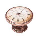 Πομολάκι Vintage Χάλκινο Classic Roman Clock Φ37mm