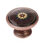 Πομολάκι Vintage Χάλκινο Flower Mandala Φ37mm