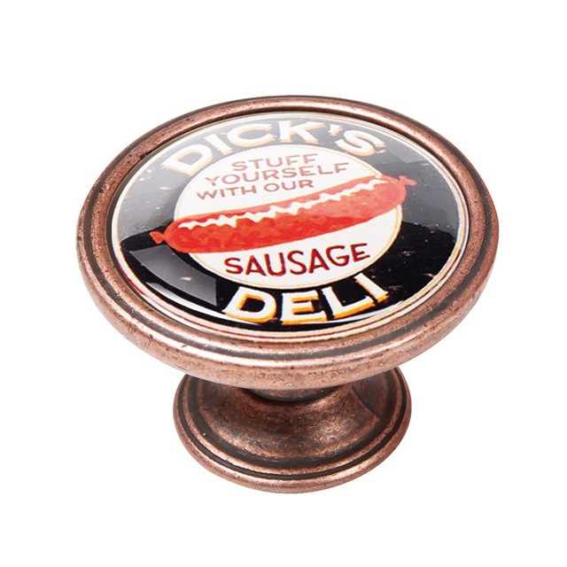 550CB12 Πομολάκι Vintage Χάλκινο Deli Sausage Φ37mm - Image 1