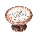 Πομολάκι Vintage Χάλκινο Bon Appetit Clock Φ37mm