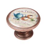 Πομολάκι Vintage Χάλκινο Tea Time Φ37mm