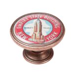 Πομολάκι Vintage Χάλκινο Empire State Building Φ37mm